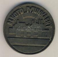 "Csepel Vas- és Fémművek" nívódíja nagyalakú Br emlékplakett T:2