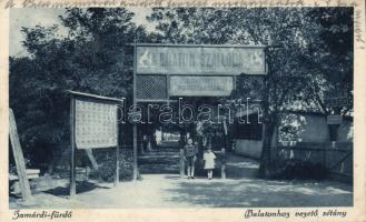 Zamárdi-fürdő a Balaton Szálloda sétánya