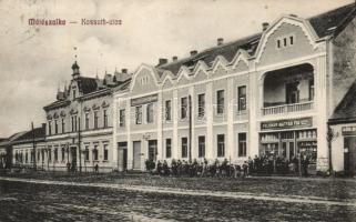 Mátészalka Kossuth utca Feldman Mátyás fia üzletével