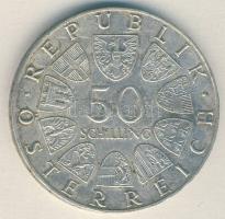 Ausztria 1974. 50Sch Ag "1200 éves a Salzburgi Dóm" T:BU