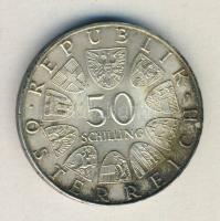 Ausztria 1970. 50Sch Ag "300 éves az Innsbrucki Egyetem" T:BU