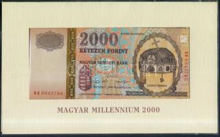 2000. 2000Ft "Millenium" T:I Eredeti bontatlan díszcsomagolásban!