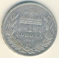1896. 1K Ag "Ferenc József" T:2-