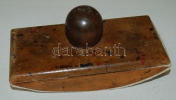 Régi nagyméretű tinta itató tapper 17x9 cm