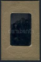 cca 1900 Ferrotípia 7x10,5 cm