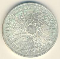 NSZK 1989. 10M Ag "40 éves az NSZK" T:BU