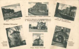 Szilágysomlyó (Simleu Silvaniei) with railway station and synagogue