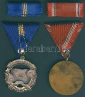 A Haza Szolgálatáért Érdemérem ezüst fokozata, szalagsávval eredeti dísztokban T:1/2 + "A Haza ...