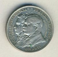 Brazília 1922. 2000R Ag "Függetlenség" T:2-