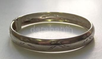 Női ezüst (Ag) vésett karperec 9,12 gr