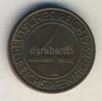 Német Birodalom/Weimari Köztársaság 1932J 4pf T:2