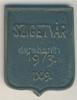 1973. IX.9. Szigetvár Br emlékplakett díszdobozban T:1