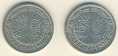 Német Birodalom/Weimari Köztársaság 1928a 50pf (2x) T:2
