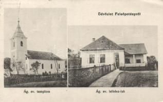 Felsőpetény Evangélikus templom és lelkészlak