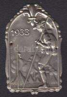 1933 Cserkész jamboree jelvény sign: Nagy Istók / Jamboree metal badge