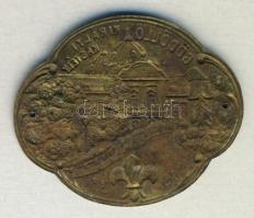 1933 Cserkész jamboree jelvény Gödöllő Királyi kastély / Jamboree metal badge 4x3,5 cm