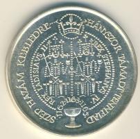 1989. "MÉE-Székesfehérvár-III.István" Ag 35,64g emlékérem T:PP