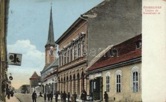 Érsekújvár casino and Komárom street