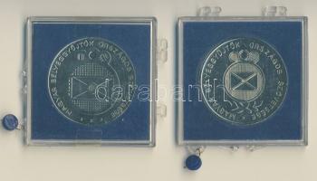 1984. "MÉE - Levélbélyeggyűjtők Első Hazai Egyesülete" ffém emlékérem T:BU + 1985. "M...