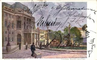 Pozsony Kossuth square s: Marx Béla (small tear)
