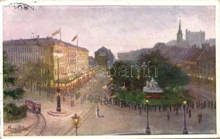 Pozsony Hotel Savoy and Hotel Carlton s: Marx Béla (gluemark)