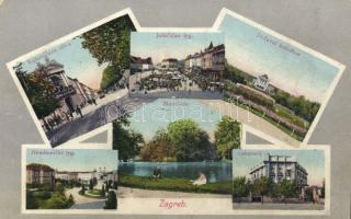 Zagreb with railway station