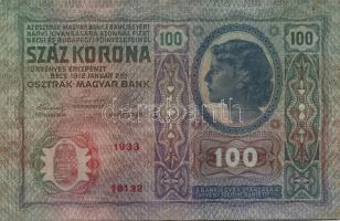 1912. 100K főtípus felülbélyegzés nélkül (3x) + 1914. 50K függőleges "Deutschösterreich" f...