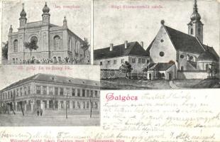 Galgóc with synagogue (EK)