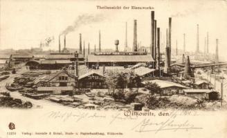 Vítkovice, Witkowitz; Theilansicht der Eisenwerke, Verlag Amende & Holan / iron works