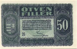 1920. 50f (3x) T:I,I-