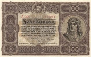 1920. 100K "Orell Füssli Zürich" T:I