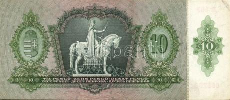 1936. 10P (4x) kettő egymás utáni sorszámmal, kettő egyugrású sorszámmal T:I,II,II-