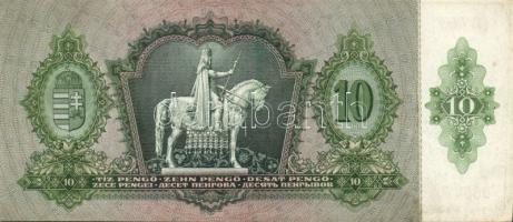 1936. 10P (4x) kettő egymás utáni sorszámmal, kettő egyugrású sorszámmal T:I,II,II-