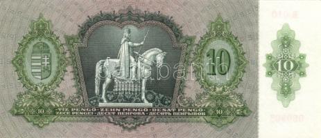 1936. 10P (4x) kettő egymás utáni sorszámmal, kettő egyugrású sorszámmal T:I,II,II-