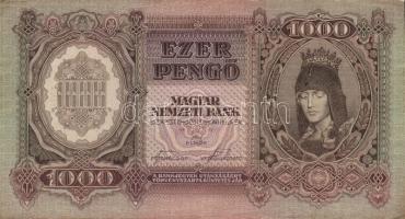 1943. 1000P (2x) T:II-,III