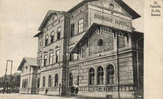 Sankt Valentin railway station and hotel (cut)