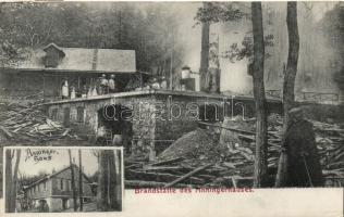 Anningerhaus conflagration of the cottage