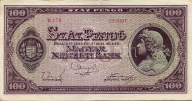 1945. 100P (4x) T:II,III