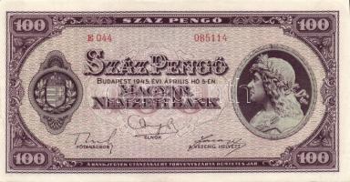 1945. 100P (4x) T:II,III