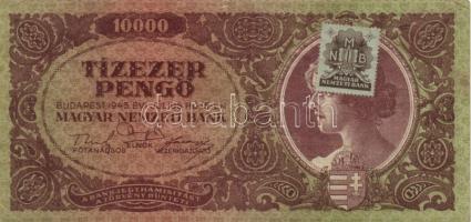 1945. 10.000P bélyeggel (6x) T:II,III