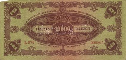 1945. 10.000P bélyeggel (6x) T:II,III