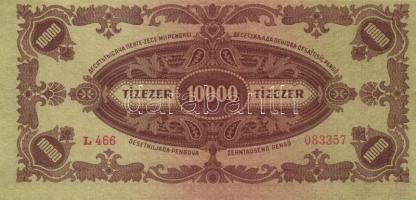 1945. 10.000P bélyeggel (6x) T:II,III