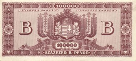 1946. 10.000MP (5x) + 100.000MP (2x) + 10.000BP (3x) + 100.000BP (3x) T:II,II- köztük színváltozatok...