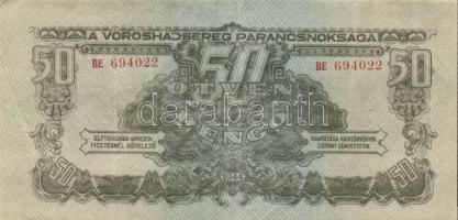 1944. 50P (2x) + 100P (4x) (vágáshibásak) három különböző méretű közülük! T:II,III