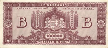 1946. 100.000BP (2x) T:I-(kis sarokhajlás),II