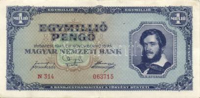 1945. 100.000P + 1.000.000P (3x) + 1946. 1.000.000MP (4x) T:I-,II,II/III+