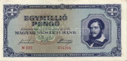 1945. 100.000P + 1.000.000P (3x) + 1946. 1.000.000MP (4x) T:I-,II,II/III+