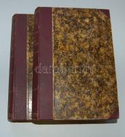 Jánosi Béla: Az aesthetika története. I.-II. kötet. Bp., 1899 MTA, aranyozott gerincű félvászon kötés márványozott lapszélekkel