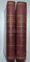 Jánosi Béla: Az aesthetika története. I.-II. kötet. Bp., 1899 MTA, aranyozott gerincű félvászon köté...