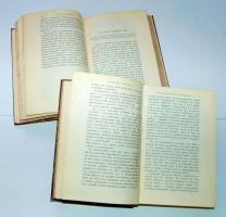 Jánosi Béla: Az aesthetika története. I.-II. kötet. Bp., 1899 MTA, aranyozott gerincű félvászon köté...